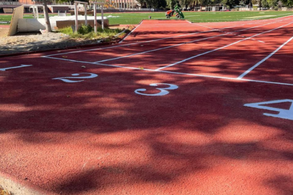 retoping de la pista atlética delcolegio en vitacura