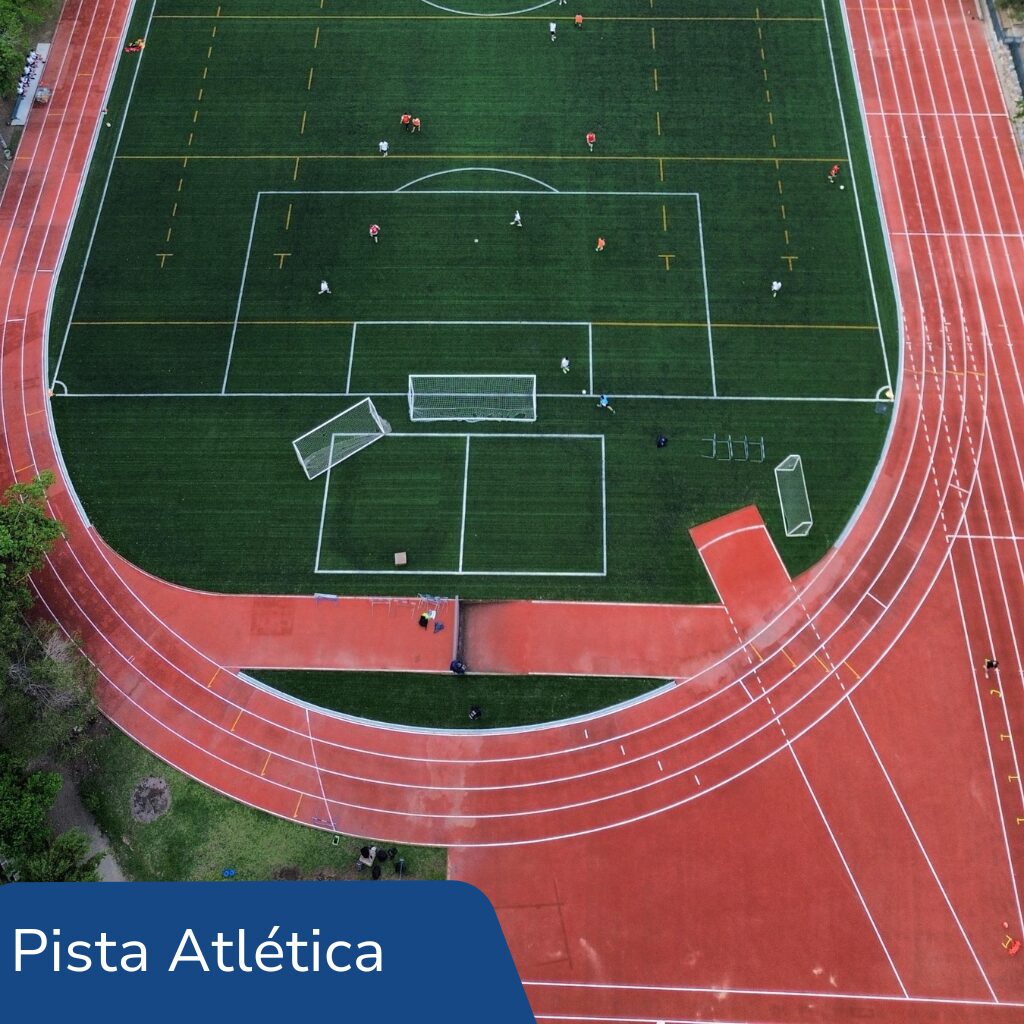 Construcción de Pista atlétical con sistema de Sprayado